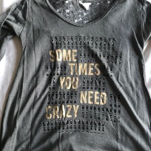 cute shirt with lace back